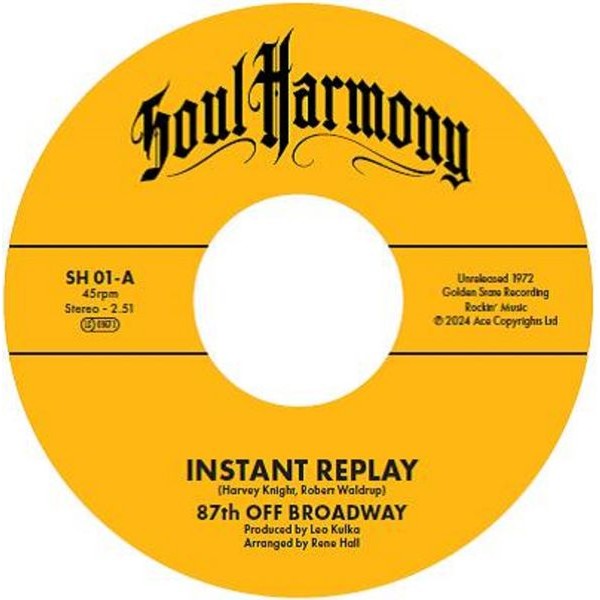 87Th Off Broadway / Larry Sanders - Instant Replay / I'm In Love i gruppen VINYL / Pop-Rock hos Bengans Skivbutik AB (5563091)
