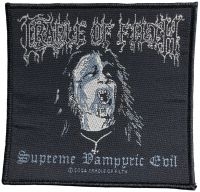 Cradle Of Filth - Patch Supreme Vampyric Evil (9,4 X i gruppen MERCHANDISE / Tygmärke / Hårdrock hos Bengans Skivbutik AB (5563246)