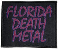 Florida Death Metal - Patch Florida Death Metal  (8,5 X i gruppen MERCHANDISE / Tygmärke / Hårdrock hos Bengans Skivbutik AB (5563250)