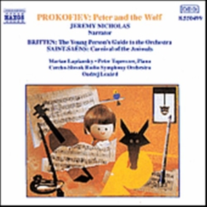 Prokofiev/Britten/Saint-Saens - Peter And The Wolf i gruppen Externt_Lager / Naxoslager hos Bengans Skivbutik AB (556380)