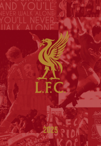 Liverpool Fc  - 2025 A5 Diary i gruppen ÖVRIGT / Merchandise hos Bengans Skivbutik AB (5563843)