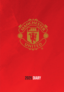 Manchester United Fc - 2025 A5 Diary i gruppen MERCHANDISE / Merch / Sport hos Bengans Skivbutik AB (5563845)
