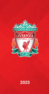 Liverpool Fc - 2025 Slim Diary i gruppen MERCHANDISE / Merch / Sport hos Bengans Skivbutik AB (5563847)