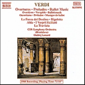 Verdi Giuseppe - Overtures/Preludes/Ballets i gruppen Externt_Lager / Naxoslager hos Bengans Skivbutik AB (556415)