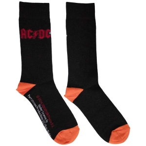 Ac/Dc - Red Logo Uni Bl Socks (Eu 39-45) i gruppen MERCHANDISE /  /  hos Bengans Skivbutik AB (5564487)