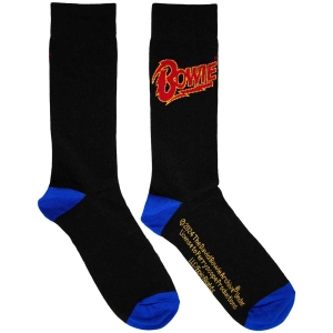 David Bowie - Logo Blue Contrast Bl Socks (Eu 39-45) i gruppen MERCHANDISE /  /  hos Bengans Skivbutik AB (5564492)