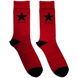 David Bowie - Blackstar Uni Red Socks (Eu 39-45) i gruppen MERCHANDISE /  /  hos Bengans Skivbutik AB (5564493)