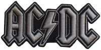 Ac/Dc - Patch Silver Logo (4,7 X 10 Cm) i gruppen MERCHANDISE / Tygmärke / Hårdrock hos Bengans Skivbutik AB (5565558)
