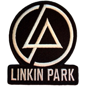 Linkin Park - Concentric Text Logo Bl Woven Patch i gruppen MERCHANDISE / Tygmärke / Hårdrock hos Bengans Skivbutik AB (5565590)