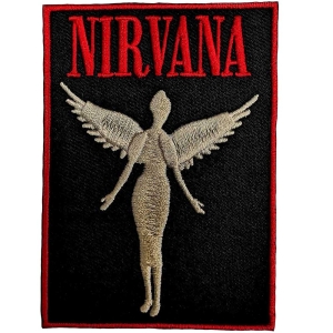 Nirvana - Angelic Woven Patch i gruppen MERCHANDISE / Tygmärke / Pop-Rock hos Bengans Skivbutik AB (5565600)