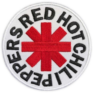 Red Hot Chili Peppers - Asterisk Wht Woven Patch i gruppen MERCHANDISE / Tygmärke / Pop-Rock hos Bengans Skivbutik AB (5565601)