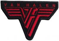 Van Halen - Patch Classic Red Logo (5,5 X 7,9 C i gruppen MERCHANDISE / Tygmärke / Hårdrock hos Bengans Skivbutik AB (5565611)