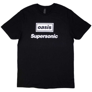 Oasis - Supersonic Title Uni Bl T-Shirt i gruppen MERCHANDISE / T-shirt / Pop-Rock hos Bengans Skivbutik AB (5565634r)