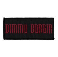 Dimmu Borgir - Patch - Logo (Red) i gruppen MERCHANDISE / Tygmärke / Hårdrock hos Bengans Skivbutik AB (5565851)