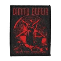 Dimmu Borgir - Patch - Death Cult Armageddon (Red) i gruppen MERCHANDISE / Tygmärke / Hårdrock hos Bengans Skivbutik AB (5565856)
