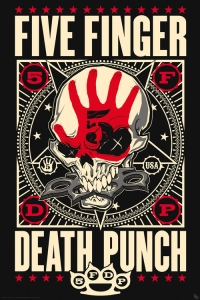 Five Finger Death Punch - Knucklehead Poster  91,5 X 61 Cm i gruppen MERCHANDISE /  /  hos Bengans Skivbutik AB (5566024)