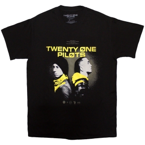 Twenty One Pilots - Back To Back Bl T-Shirt i gruppen MERCHANDISE / T-shirt / Pop-Rock hos Bengans Skivbutik AB (5566341r)