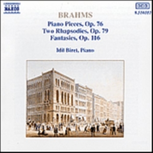 Brahms Johannes - Piano Pieces Op 76, 79 & 116 i gruppen Externt_Lager / Naxoslager hos Bengans Skivbutik AB (556668)