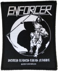 Enforcer - Patch Death Rides This Night (10 X i gruppen MERCHANDISE / Tygmärke / Hårdrock hos Bengans Skivbutik AB (5566833)