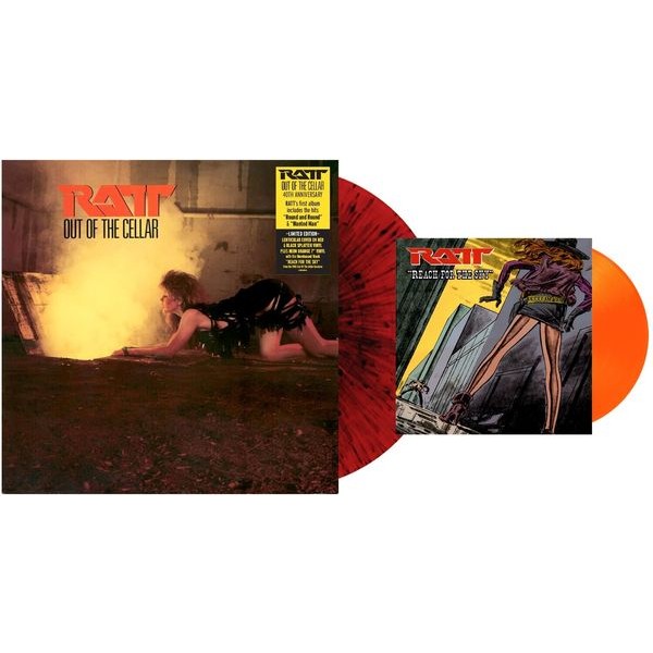 Ratt - Out Of The Cellar (Red & Black Spla i gruppen VINYL / Pop-Rock hos Bengans Skivbutik AB (5566865)