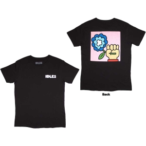 Idles - Cartoon Flower Uni Bl T-Shirt  (S) i gruppen ÖVRIGT / -Start Tshirt hos Bengans Skivbutik AB (5566898)