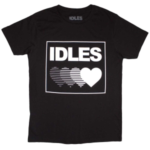 Idles - Gradient Heart Uni Bl T-Shirt  (S) i gruppen MERCHANDISE / T-shirt / Pop-Rock hos Bengans Skivbutik AB (5566903)