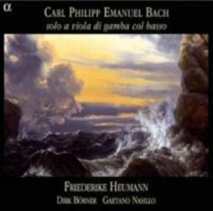 Carl Philipp Emanuel Bach - Solo A Viola Di Gamba Col Bas i gruppen Externt_Lager / Naxoslager hos Bengans Skivbutik AB (556708)