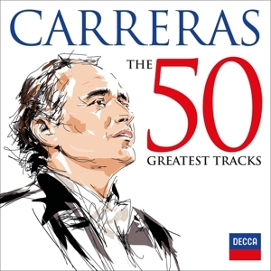 Jose Carreras - 50 Greatest Tracks i gruppen CD / Klassiskt hos Bengans Skivbutik AB (5567782)