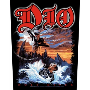 Dio - Holy Diver Back Patch i gruppen MERCHANDISE / Tygmärke / Hårdrock hos Bengans Skivbutik AB (5569038)
