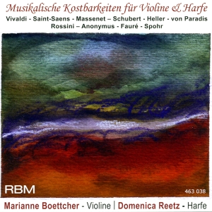 Marianne Boettcher Domenica Reetz - Musical Gems For Harp & Violin i gruppen CD / Klassiskt hos Bengans Skivbutik AB (5570671)