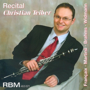 Francaix/Martinu/Brahms/Widmann - Recital Christian Teiber i gruppen CD / Klassiskt hos Bengans Skivbutik AB (5570677)