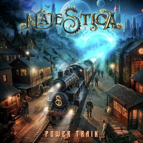 Majestica - Power Train i gruppen CD / Hårdrock hos Bengans Skivbutik AB (5571966)