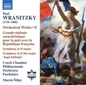 Czech Chamber Philharmonic Orchestr - Wranitzky: Orchestral Works, Vol. 8 i gruppen CD / Nyheter hos Bengans Skivbutik AB (5573273)