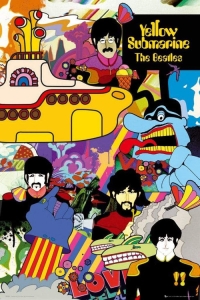 Beatles - Yellow Submarine Poster  91,5 X 61 Cm i gruppen MERCHANDISE /  /  hos Bengans Skivbutik AB (5573708)