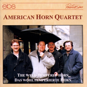 American Horn Quartet - The Well-Tempered Horn i gruppen CD / Klassiskt hos Bengans Skivbutik AB (5573873)