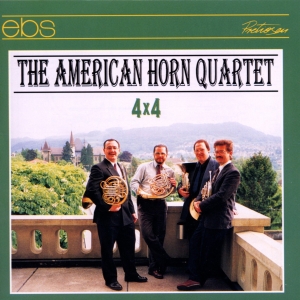 The American Horn Quartet - 4X4 i gruppen CD / Klassiskt hos Bengans Skivbutik AB (5573877)