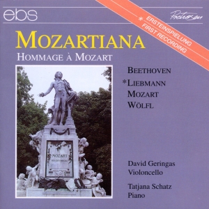 David Geringas Tatjana Schatz - Mozartiana - Hommage À Mozart i gruppen CD / Klassiskt hos Bengans Skivbutik AB (5573882)
