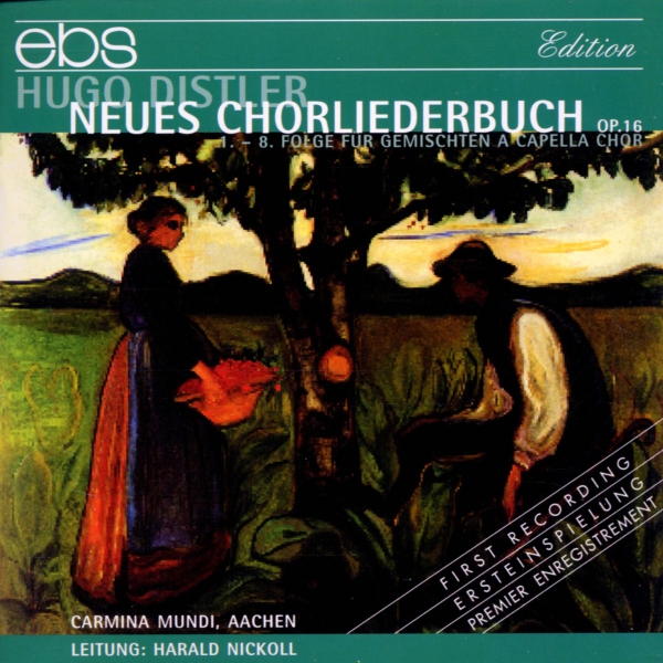 Carmina Mundi Aachen Harald Nickol - Hugo Distler: Neues Chorliederbuch i gruppen CD / Toppsäljare hos Bengans Skivbutik AB (5573926)