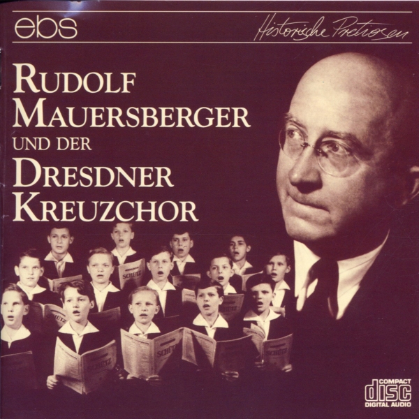 Various Composers - Rudolf Mauersberger & Dresdner Kreu i gruppen CD / Toppsäljare hos Bengans Skivbutik AB (5573928)