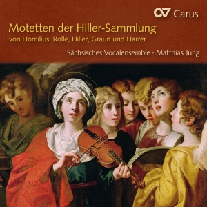 Sächsisches Vocalensemble - Motets Of The Hiller-Collection i gruppen CD / Klassiskt hos Bengans Skivbutik AB (5574453)