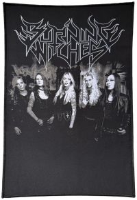 Burning Witches - Backpatch Standing Band (29,5 X 20, i gruppen MERCHANDISE / Tygmärke / Hårdrock hos Bengans Skivbutik AB (5574613)