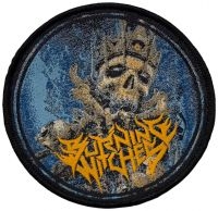 Burning Witches - Patch Round Skull (9,7 Cm) i gruppen MERCHANDISE / Tygmärke / Hårdrock hos Bengans Skivbutik AB (5574679)