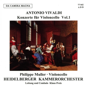 Vivaldi - Cello Concertos, Vol. 1 i gruppen CD / Klassiskt hos Bengans Skivbutik AB (5574887)