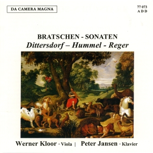 Werner Kloor Peter Jansen - Sonatas For Viola i gruppen CD / Klassiskt hos Bengans Skivbutik AB (5574889)