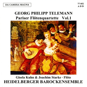Telemann G P - Flute Quartets, Vol. 1 i gruppen CD / Klassiskt hos Bengans Skivbutik AB (5574895)