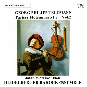 Telemann G P - Flute Quartets, Vol. 2 i gruppen CD / Klassiskt hos Bengans Skivbutik AB (5574896)