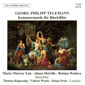 Telemann G P - Chamber Music For Flute i gruppen CD / Klassiskt hos Bengans Skivbutik AB (5574977)