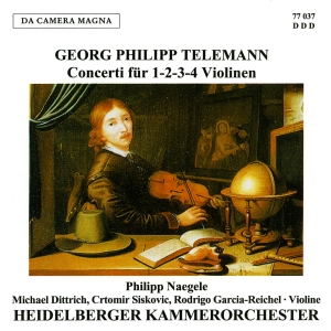 Telemann G P - Concertos For 1-2-3-4 Violins i gruppen CD / Klassiskt hos Bengans Skivbutik AB (5574980)