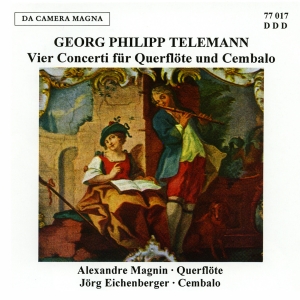Telemann G P - Concertos For Flute & Harpsichord i gruppen CD / Klassiskt hos Bengans Skivbutik AB (5574986)