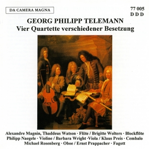 Telemann G P - 4 Quartets i gruppen CD / Klassiskt hos Bengans Skivbutik AB (5574992)